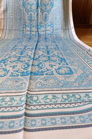 Lavinya Vual ipek Şal Turkuaz